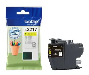 Brother LC3217Y Druckerpatrone Gelb ca. 550 Seiten, 