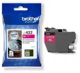Original Brother LC422M Tintenpatrone Magenta ca. 550 Seiten LC-422M 