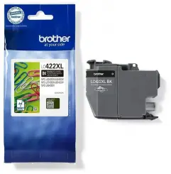 Original Brother LC422XLBK Tintenpatrone Schwarz ca. 3.000 Seiten 