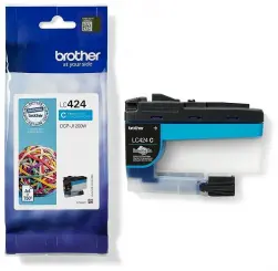 Original Brother LC424C Tintenpatrone Cyan ca. 750 Seiten LC-424C 