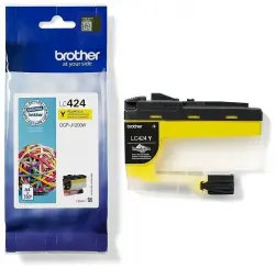 Brother LC424Y Druckerpatrone Gelb ca. 750 Seiten, 