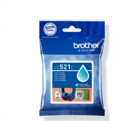 Original  Brother LC521C Tintenpatrone Cyan ca. 500 Seiten 