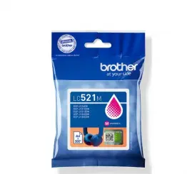Brother LC521M Druckerpatrone Magenta ca. 500 Seiten, 