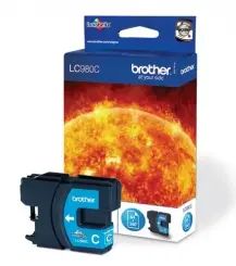 Original Brother LC980C Tintenpatrone Cyan ca. 260 Seiten LC-980 