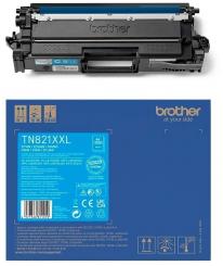 Original Brother TN-821XXLC 821XXL Toner Cyan ca. 12.000 Seiten 