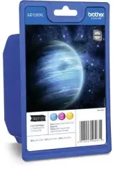 Original Brother LC1280XLC + LC1280XLM + LC1280XLY Multipack Cyan,Magenta,Yellow 3  Tintenpatrone LC1280XL (LC1280XLRBWBPDR) 