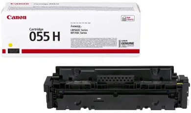 Canon 055h 3017C002 Toner Gelb ca. 5.900 Seiten, 