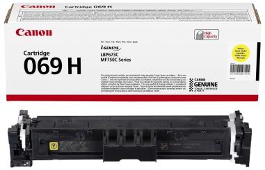 Original Canon 069hy Toner Yellow ca. 5.500 Seiten 5095C002 