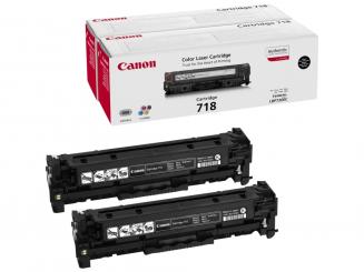 Original Canon 718BK Multipack Schwarz VP 2 Toner je 3.400 Seiten 2662B005 