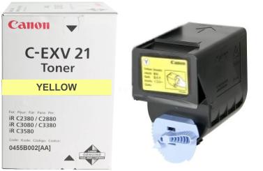 Original Canon C-EXV21y Toner Yellow ca. 14.000 Seiten 0455B002 