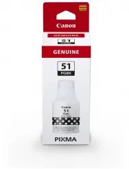 Original Canon GI-51PGBK Schwarz Foto Tintenflasche ca. 6.000 Seiten 135 ml 4529C001 