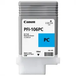 Original Canon PFI-106pc Tintenpatrone Cyan (Foto) 130 ml 6625B001 