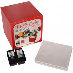 Original Canon PG-560+CL-561 Photo Cube Creative Pack Schwarz / Color Multipack (+ 13x13 cm Fotopapier 40 Blatt) 