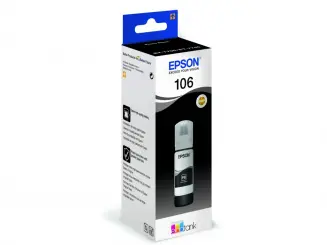 Original Epson 106 Tintenflasche Schwarz Foto 70 ml C13T00R140 