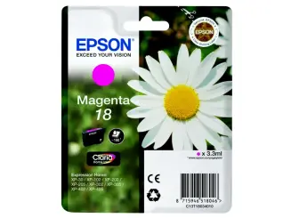 Epson 18 C13T18034012 Druckerpatrone Magenta 3.3 ml ca. 180 Seiten, 