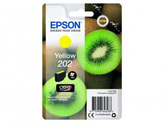Original Epson 202 Tintenpatrone Yellow 4.1 ml ca. 300 Seiten C13T02F44010 
