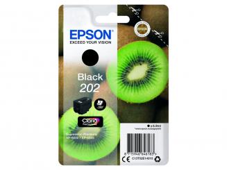 Original Epson 202 Tintenpatrone Schwarz 6.9 ml ca. 250 Seiten C13T02E14010 