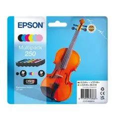 Epson 250 C13T16N84010  Multipack Schwarz Cyan Magenta Gelb Cyan hell  Magenta hell ca. 2.,040 Seiten 