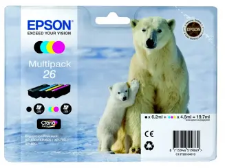 Epson Multipack26 C13T26164010 Druckerpatrone Schwarz,Cyan,Magenta,Gelb 