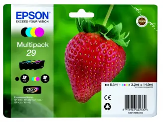 Original Epson 29 Multipack Schwarz ,Cyan ,Magenta ,Yellow T2986 4  Tintenpatrone: T2981 + T2982 + T2983 + T2984 C13T29864012 