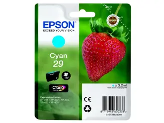 Epson 29 C13T29824012 Druckerpatrone Cyan 3.2 ml ca. 180 Seiten, 