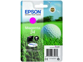 Original Epson 34 Tintenpatrone Magenta T3463 4.2 ml ca. 300 Seiten C13T34634010 