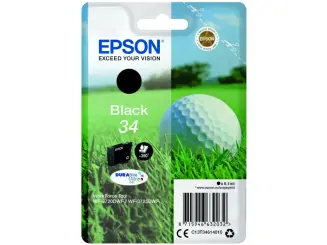 Epson 34 C13T34614010 Druckerpatrone Schwarz 6.1 ml ca. 350 Seiten, 