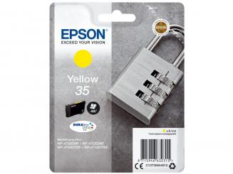 Original Epson 35 Tintenpatrone Yellow T3584 9.1 ml ca. 650 Seiten C13T35844010 