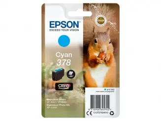Epson 378 C13T37824010 Druckerpatrone Cyan 4.1 ml ca. 360 Seiten, 