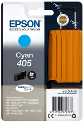 Epson 405 C13T05G24010 Druckerpatrone Cyan 5.4 ml ca. 300 Seiten, DURABrite Ultra Ink 