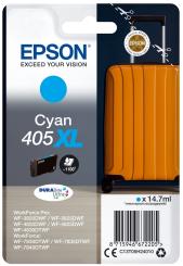Original Epson 405XL Tintenpatrone Cyan 14.7 ml ca. 1.100 Seiten DURABrite Ultra Ink C13T05H24010 