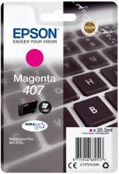 Original Epson 407 Tintenpatrone Magenta 20.3ml ca. 1.900 Seiten DURABrite? Ultra C13T07U340 