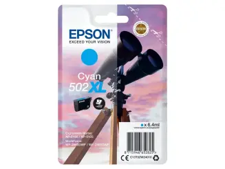 Epson 502XL C13T02W24010 Druckerpatrone Cyan ca. 470 Seiten, 6.4 ml 