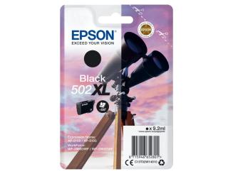Original Epson 502XL Tintenpatrone Schwarz 9.2 ml ca. 550 Seiten C13T02W14010 