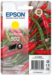 Original Epson 503 Tintenpatrone Yellow ca. 165 Seiten 3,3 ml C13T09Q44010 