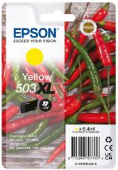 Original Epson 503XL Tintenpatrone Yellow ca. 470 Seiten 6,4 ml C13T09R44010 