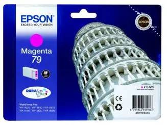 Epson 79 C13T79134010 Druckerpatrone Magenta T7913 6.5 ml ca. 800 Seiten, 