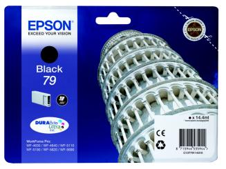 Original Epson 79 Tintenpatrone Schwarz T7911 14.4 ml ca. 900 Seiten C13T79114010 