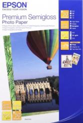 Original Epson C13S041765 Premium Semigloss 50 Blatt Photopapier 