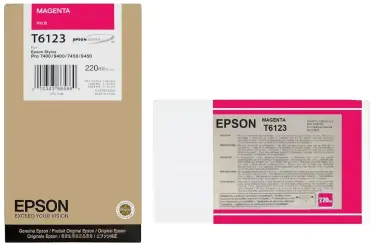 Epson T6123 C13T612300 Druckerpatrone Magenta  220 ml 