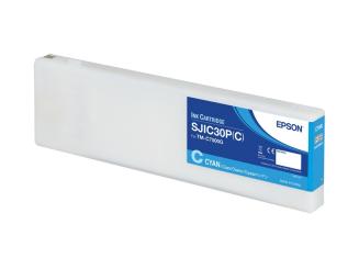 Original Epson SJIC30P,C Tintenpatrone Cyan 294.3 ml Ultrachrome® DL C33S020640 