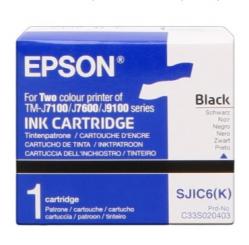 Original Epson SJIC6(K) Tintenpatrone Schwarz C33S020403 