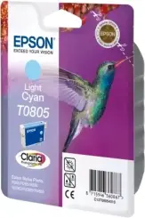 Epson T0805 C13T08054011 Druckerpatrone Cyan Hell 7.4 ml ca. 350 Seiten, 