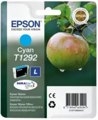 Epson T1292 C13T12924012 Druckerpatrone Cyan 7 ml ca. 470 Seiten, 
