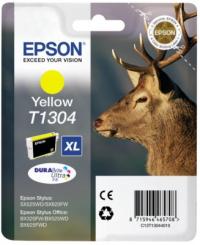 Original Epson T1304 Tintenpatrone Yellow 10.1 ml ca. 755 Seiten C13T13044012 