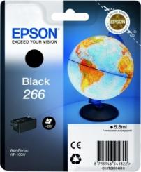 Original Epson T266 Tintenpatrone Schwarz 5.8 ml ca. 250 Seiten C13T26614010 
