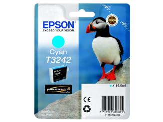 Original Epson T3242 Tintenpatrone Cyan 14 ml ca. 980 Seiten C13T32424010 