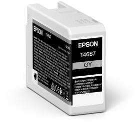 Original Epson T46S7 Tintenpatrone Grau  25 ml C13T46S700 