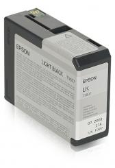 Original Epson T5807 light Tintenpatrone Schwarz 80 ml C13T580700 