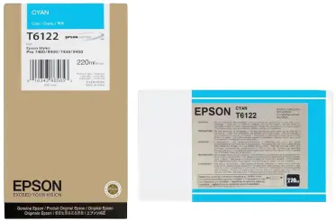 Epson T6122 C13T612200 Druckerpatrone Cyan 220 ml 
